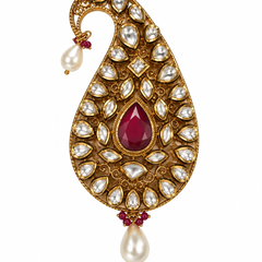 Aariz Ruby Kundan Men’s Kalgi