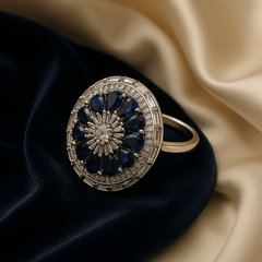 Midnight Majesty Sapphire Ring