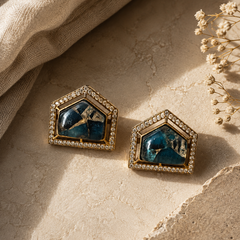 Teal Studs
