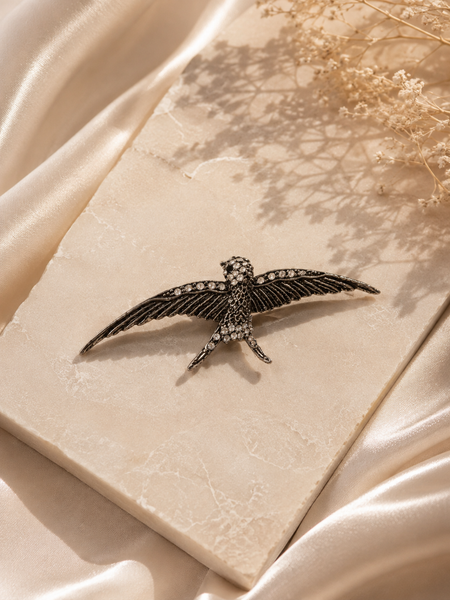 Midnight Soaring Brooch