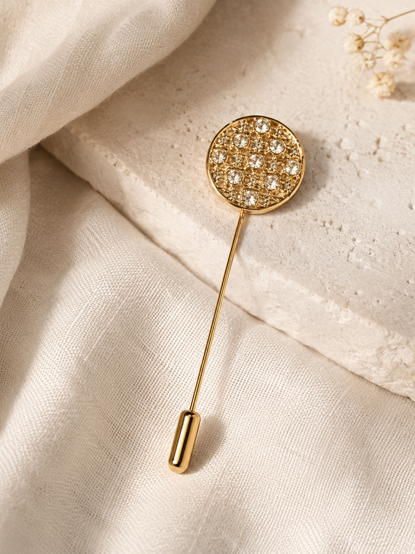 Celestial Crystal Lapel Pin