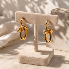Orbit Link Drop Earrings