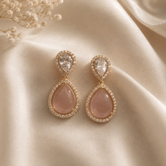 Gulnaar Blush Drop Earrings