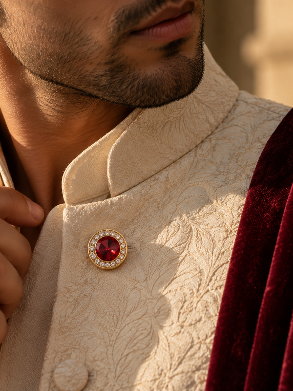 Rudra Ruby Button Cover