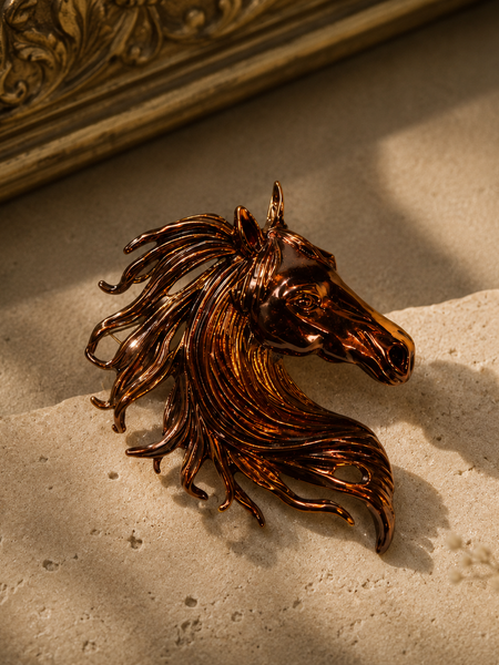 The Wild Spirit Horse Brooch