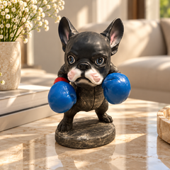 The Knockout – Boxer Bulldog Sculpture