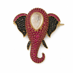 The Rani Elephant Brooch