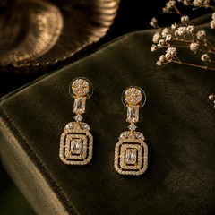 Aurelia Deco Drop Earrings