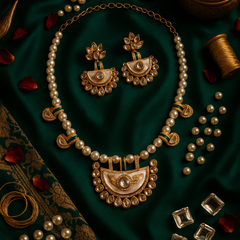 Pearl Kundan Choker Set
