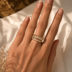 Elara Baguette Ring