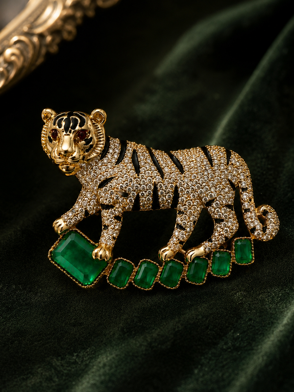 The Maharaja Tiger Brooch