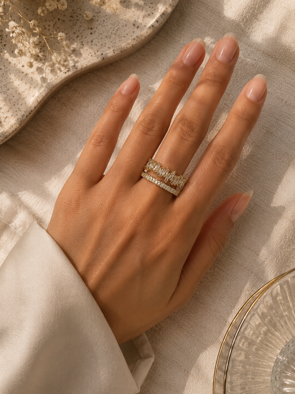 Elara Baguette Ring