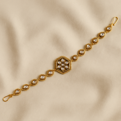 Hexagon Kundan Maatha Patti