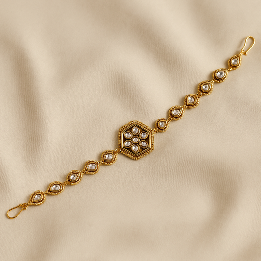 Hexagon Kundan Maatha Patti