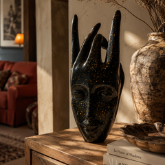 The Midnight Muse Sculptural Face
