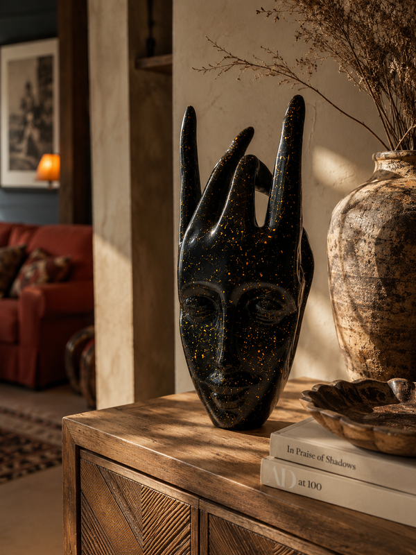 The Midnight Muse Sculptural Face