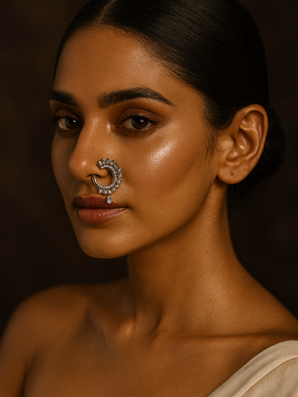 Diamond Glow Bridal Nath
