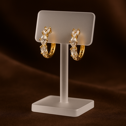 Celestial Marquise Diamond Hoops