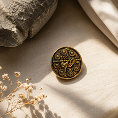 Madhav Bansuri Antique Button Cover