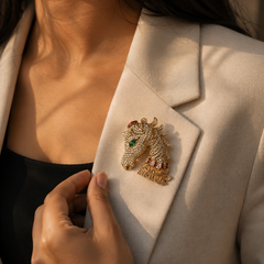 The Imperial Stallion Brooch