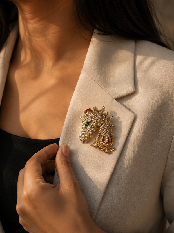 The Imperial Stallion Brooch