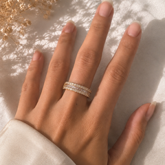 Lumière Baguette Ring