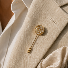 Celestial Crystal Lapel Pin