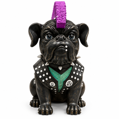 The Rebel Bulldog – Punk Sculpture