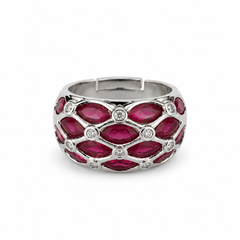 Ruby Luxe Statement Ring