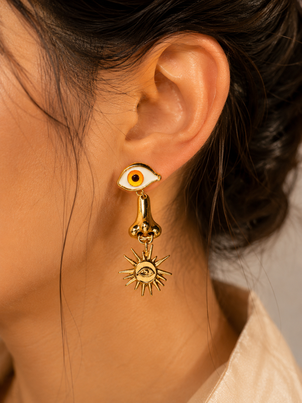 Nazar Na Lage Statement Earrings