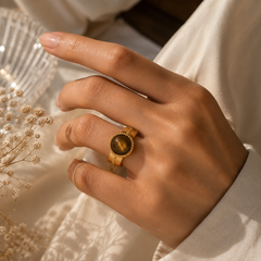 Solara Tiger Eye Ring