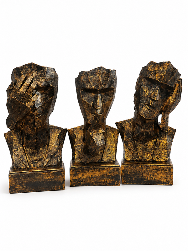 The Three Moods Sculptural Trio
