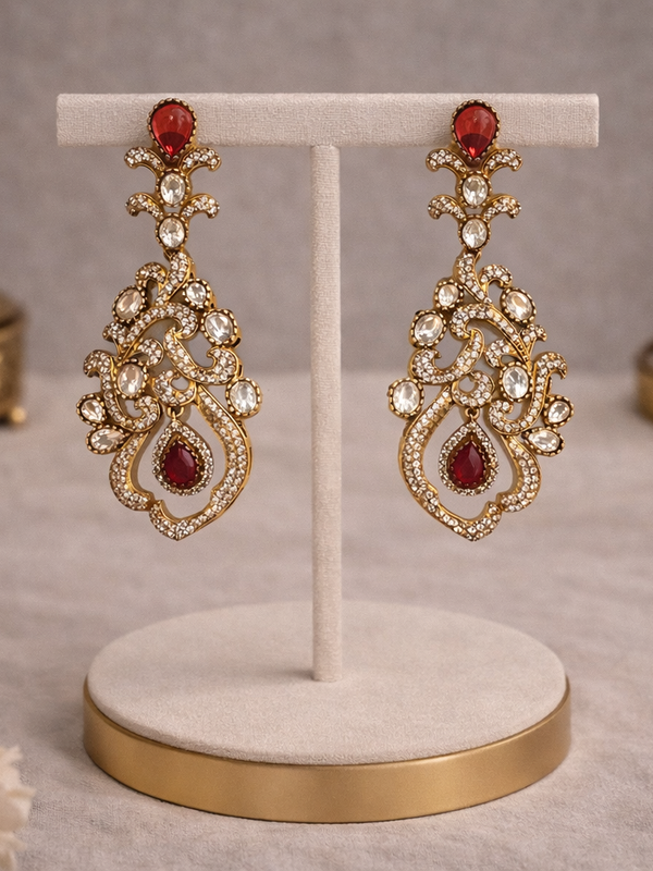 Ruby Royale Heritage Necklace Set
