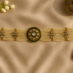 Pearl & Kundan Maatha Patti