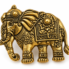 Gajraj Heritage Elephant Brooch