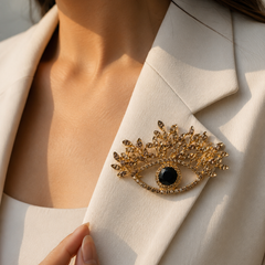 The Nazar Eye Statement Brooch