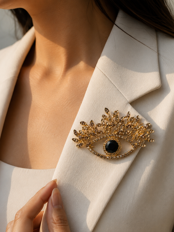 The Nazar Eye Statement Brooch