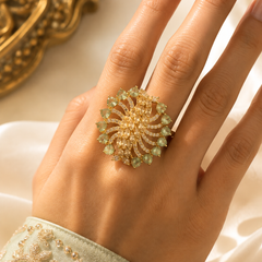 Aurelia Mint Statement Ring