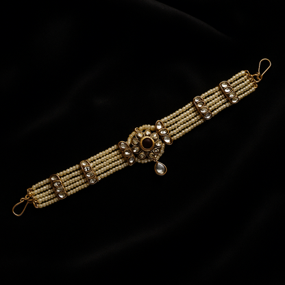 Pearl & Kundan Maatha Patti