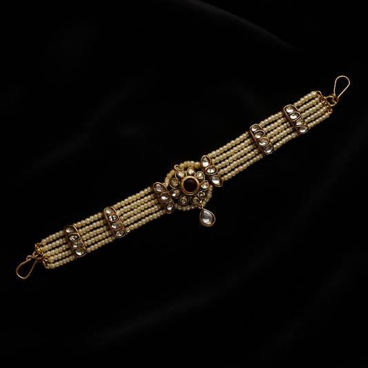 Pearl & Kundan Maatha Patti