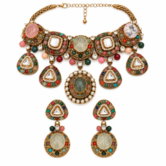 Navrasa Heritage Choker & Earrings Set
