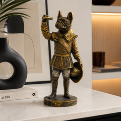 Sir Barkington – The Adventurer Dog Sculpture