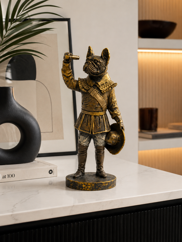 Sir Barkington – The Adventurer Dog Sculpture