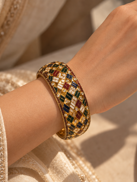 Navrang Mosaic Bangle Bracelet