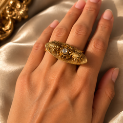 Rajasi Elephant Statement Ring