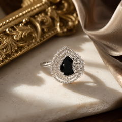 Nisha Onyx Statement Ring