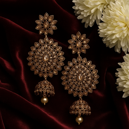 Meherbano Kundan Earrings