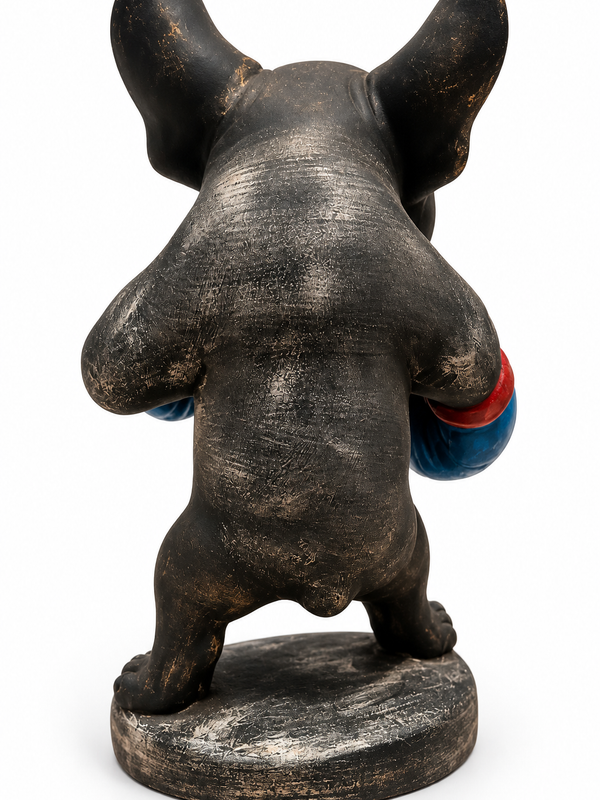 The Knockout – Boxer Bulldog Sculpture
