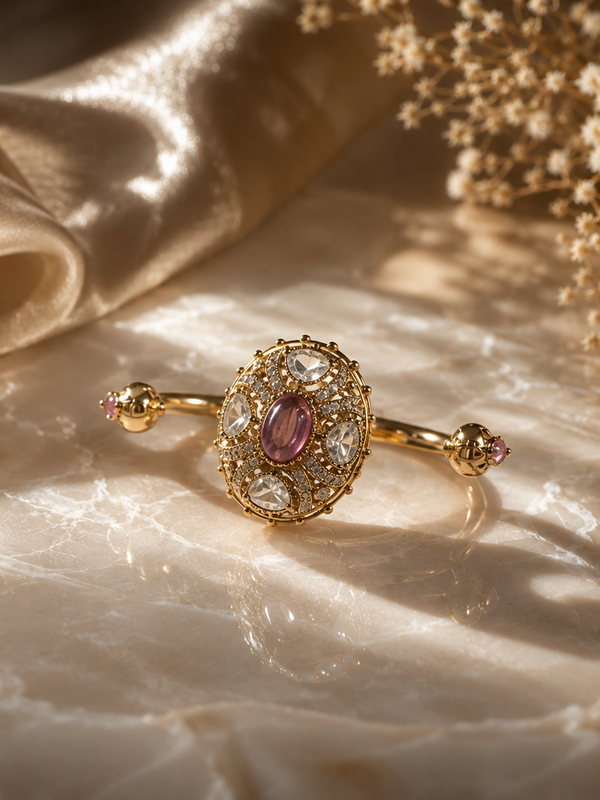 Aurelia Rose Two-Finger Statement Ring