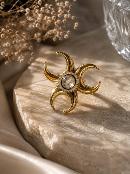 Chandra Shakti Statement Ring